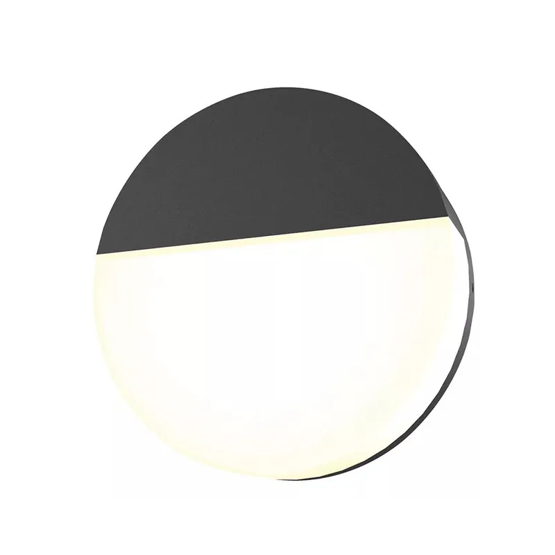 Alta Calidad LIGHTED ORION ROUND Aplique Negro