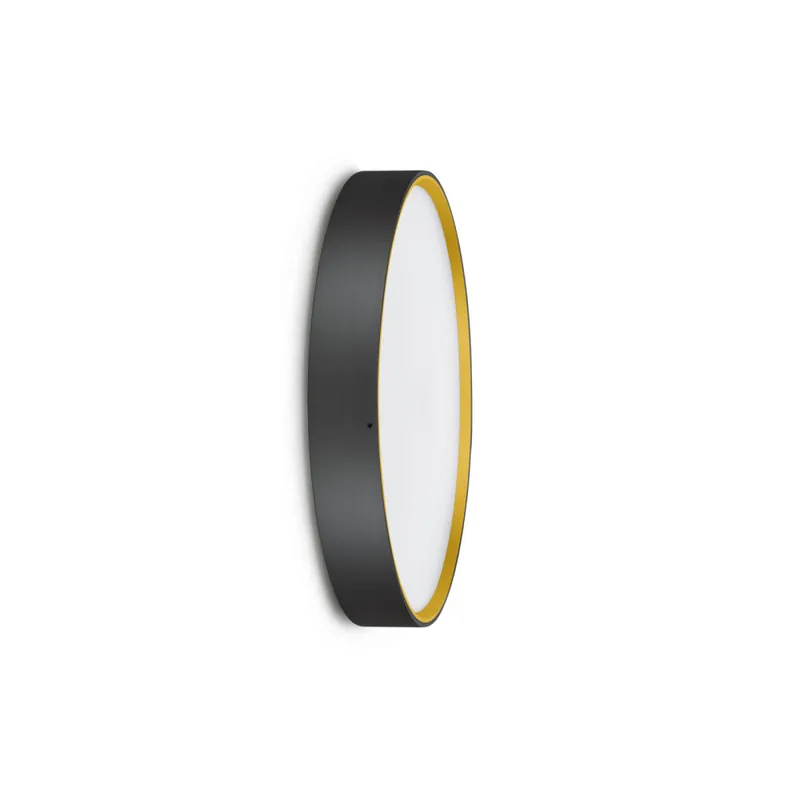 Profesional LOMBARDO OLA 330 COLOR Plafón-Aplique Antracita-Oro