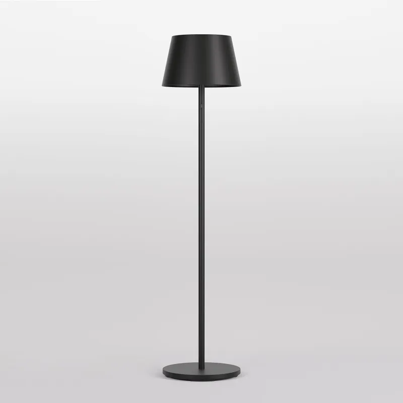 REDO TESEO Lámpara de Pie Portátil Negro Promoción Exclusiva