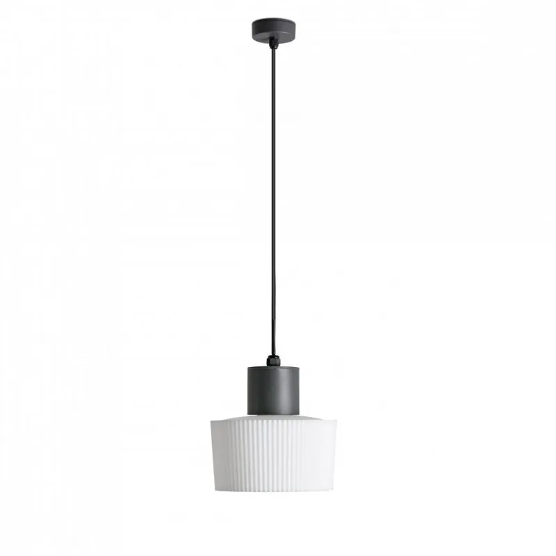 Auténtico FARO MUFFIN Colgante gris oscuro
