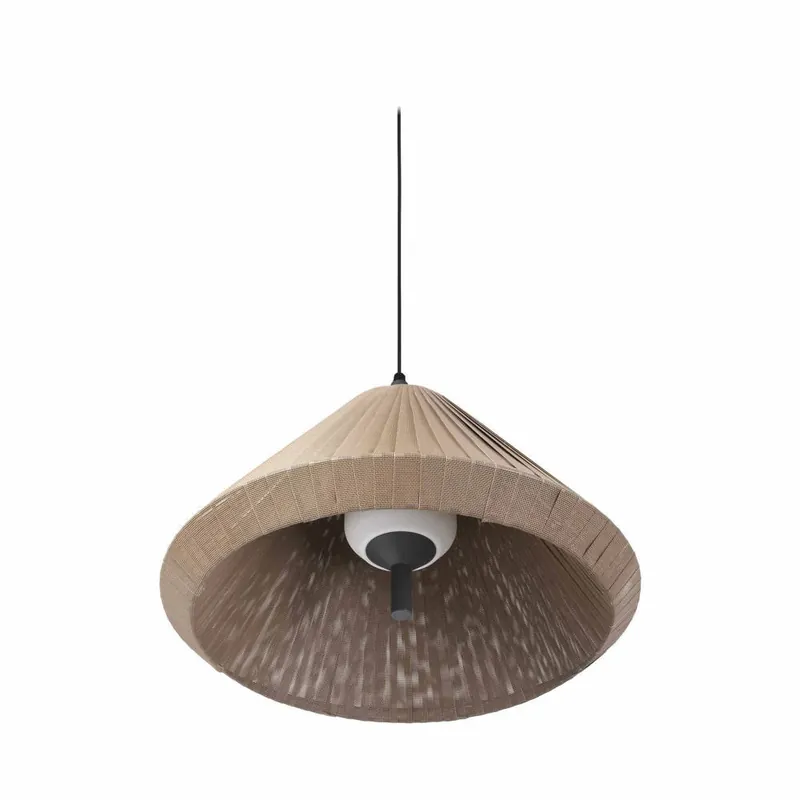 Última Oportunidad FARO SAIGON Out T70 Cone Cap Colgante Gris/Marrón