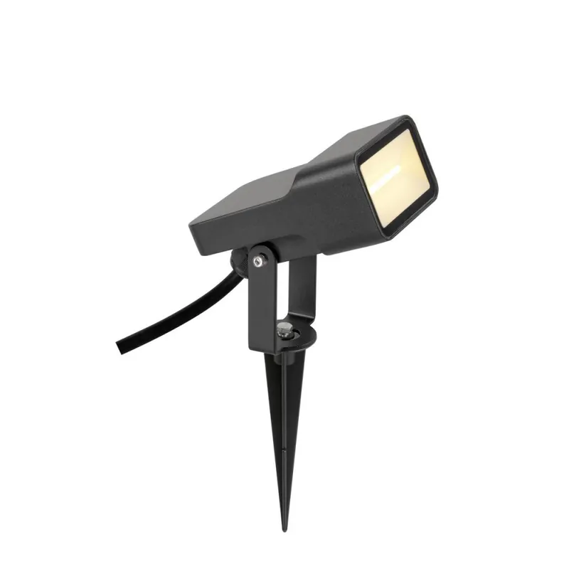 SLV SYNA WIDE Proyector con Estaca Negro 3000K Tendencia