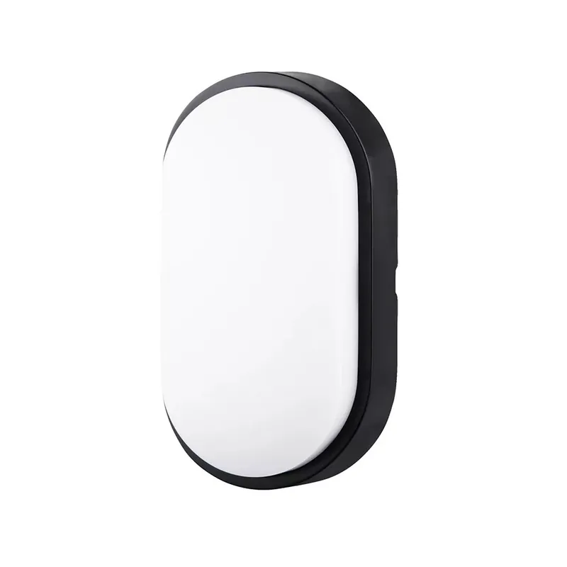Última Oportunidad LIGHTED OVAL Aplique Negro 14W 4000K