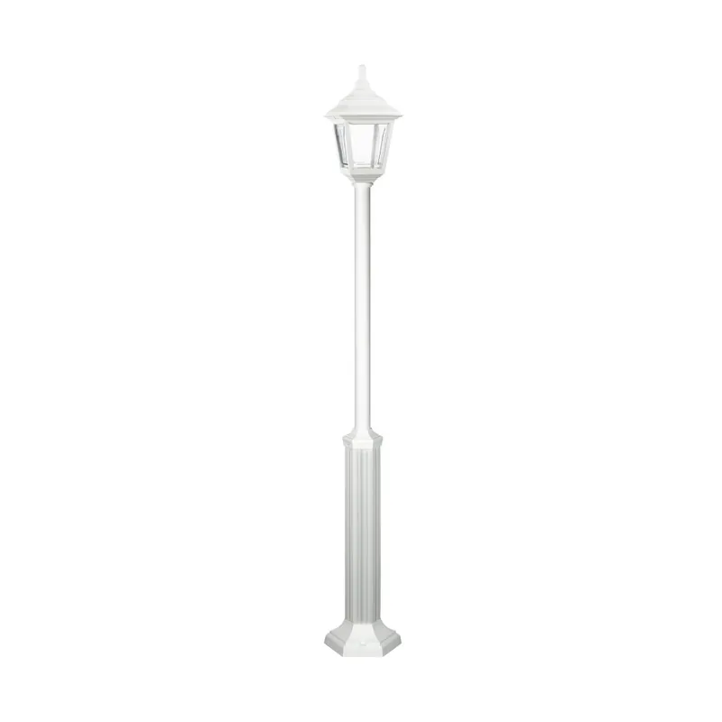 Artesanal DOPO CLIC-CLAC 4 Farola con Base IP44 Blanco