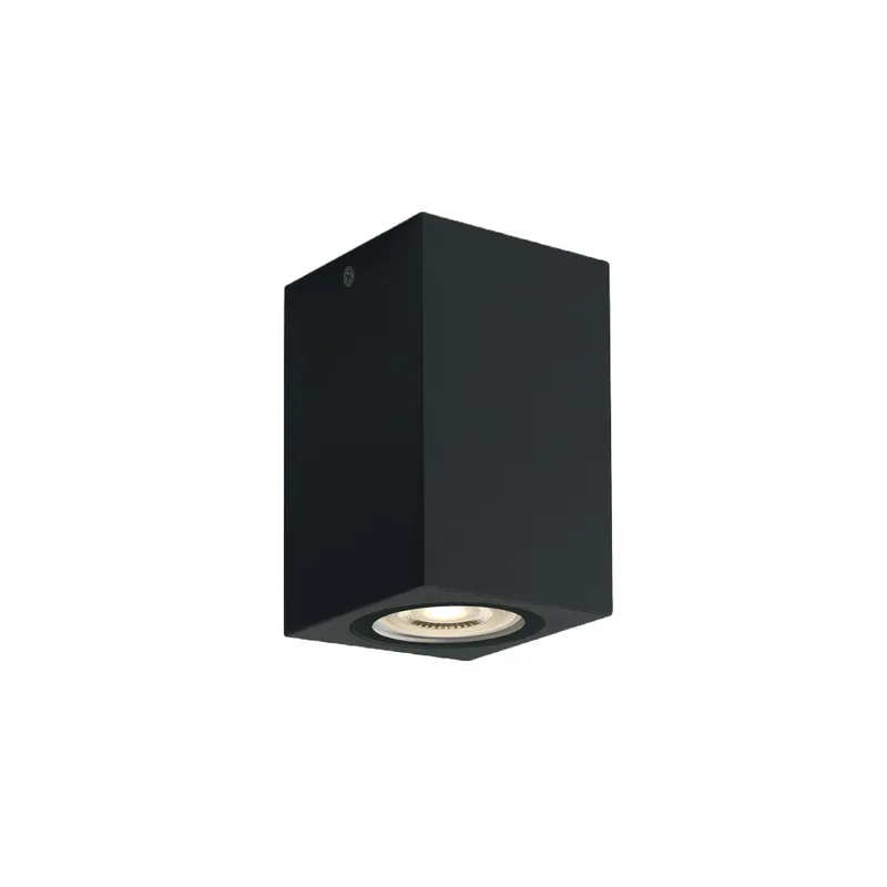 A Buen Precio ONE LIGHT Plafón Negro GU10 H110