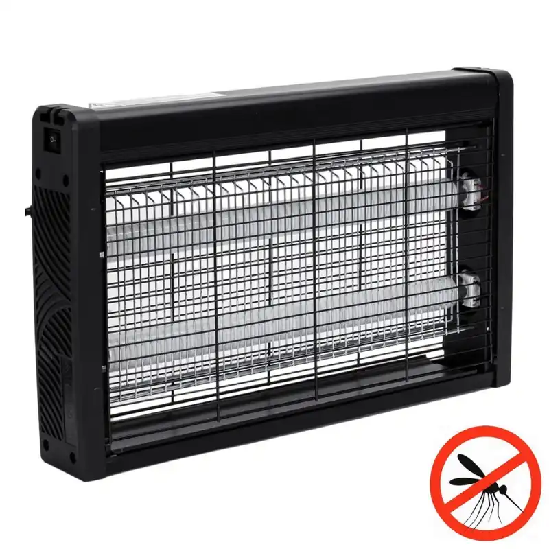 Tendencia Brilagi - Trampa eléctrica para insectos 2xUV/18W/230V 100 m2 negro