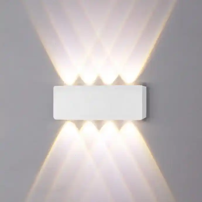 Top Light - Aplique LED para exterior RAY B LED/8W/230V IP44 4000K blanco Última Versión