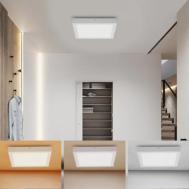 Bestseller Brilagi - Plafón LED de baño FRAME LED/24W/230V 30x30 cm 3000/4000/6000K IP44 blanco