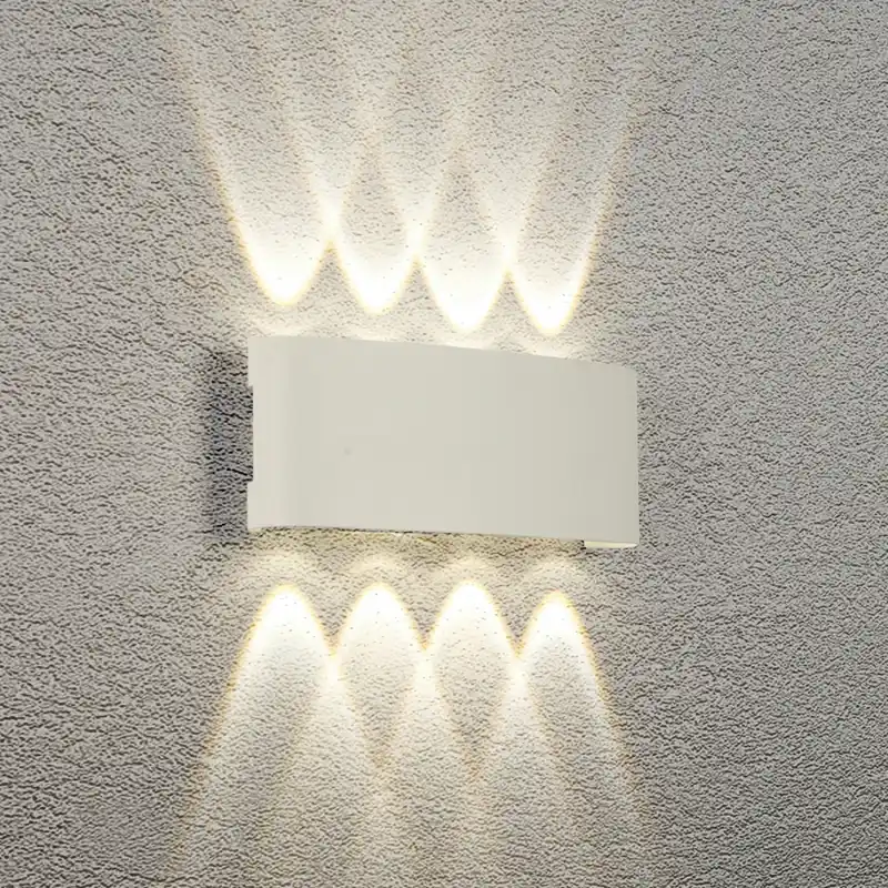 Última Versión Brilagi - Aplique de pared LED para exterior FLAREBOX LED/8W/230V blanco IP65