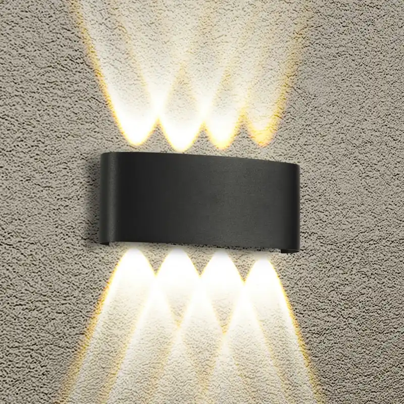 Súper Precio Brilagi - Aplique de pared exterior LED FLAREBOX LED/8W/230V, negro, IP65