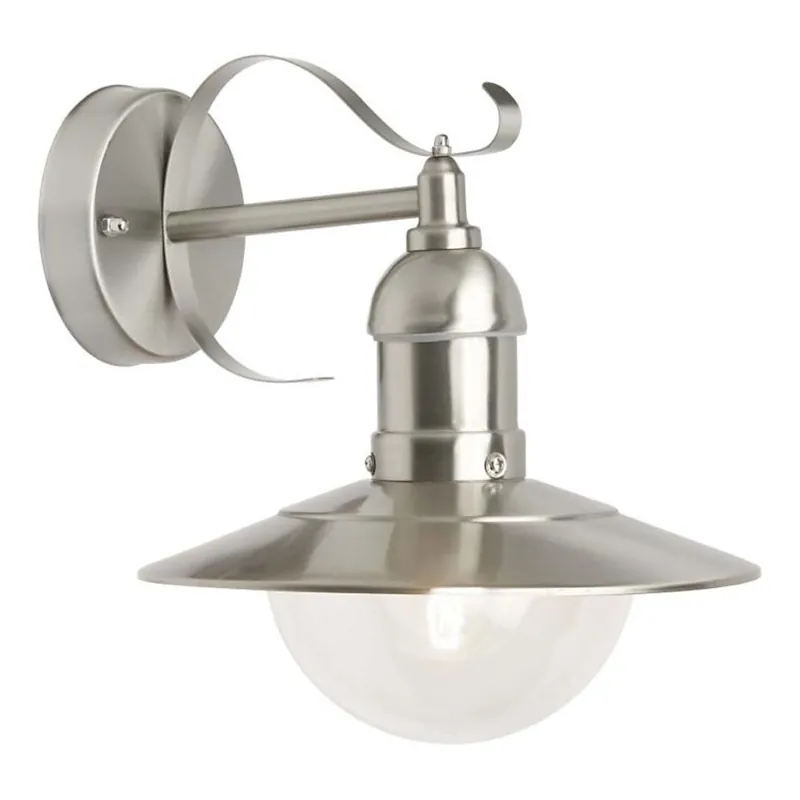Barato Brilliant - Aplique de exterior ARTO 1xE27/60W/230V IP44 cromo brillante