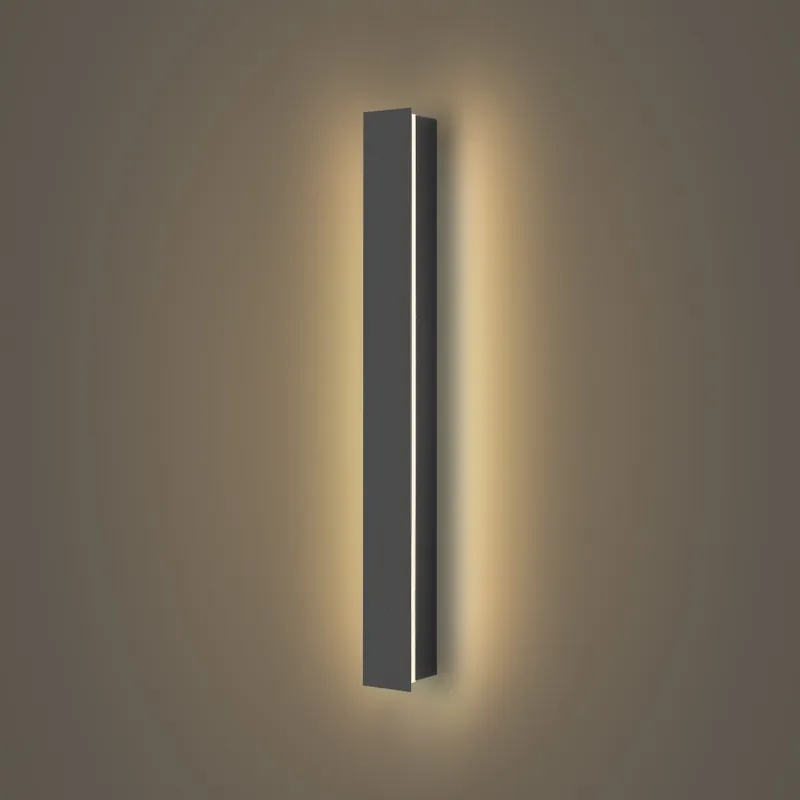 Últimas Unidades Brilagi - Aplique de pared exterior LED LINEAR, 12 W, 230 V, 3000 K, IP65, 50 cm, antracita, CRI 90