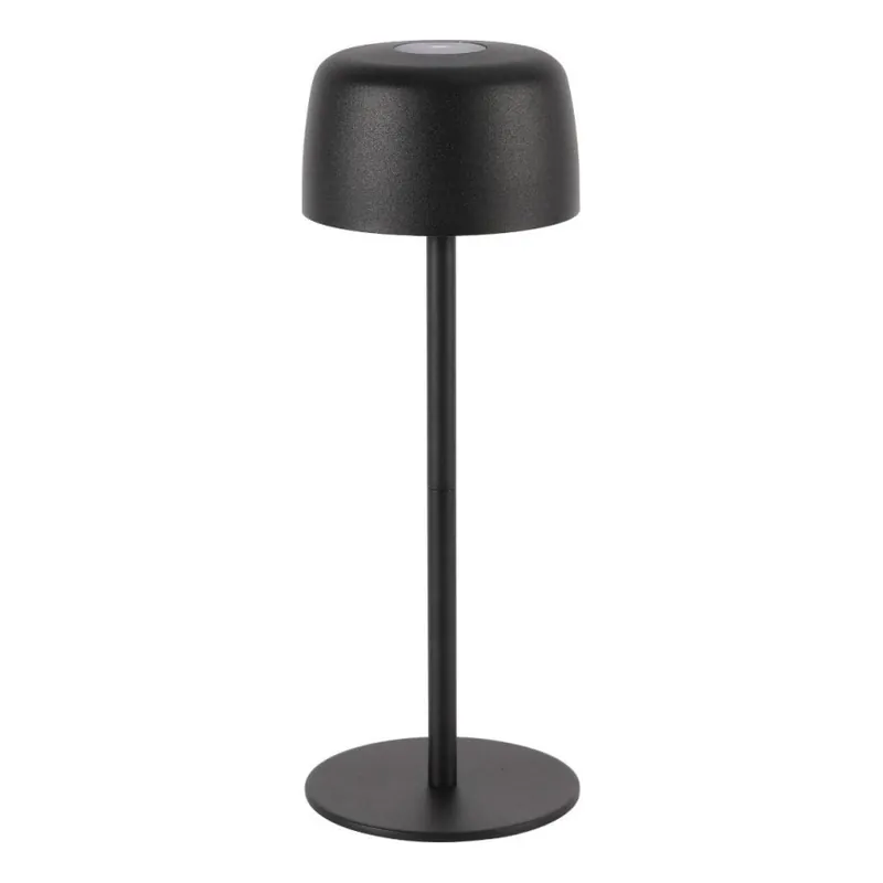Zuma Line - Lámpara de mesa LED recargable y regulable LED/2W/1200 mAh IP44 negro Tendencia