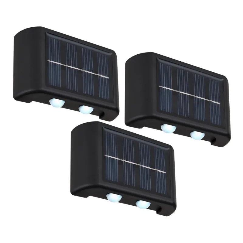 Bestseller Globo - SET 3x Lámpara solar LED LED/0,8W/3V 6500K IP44 600 mAh
