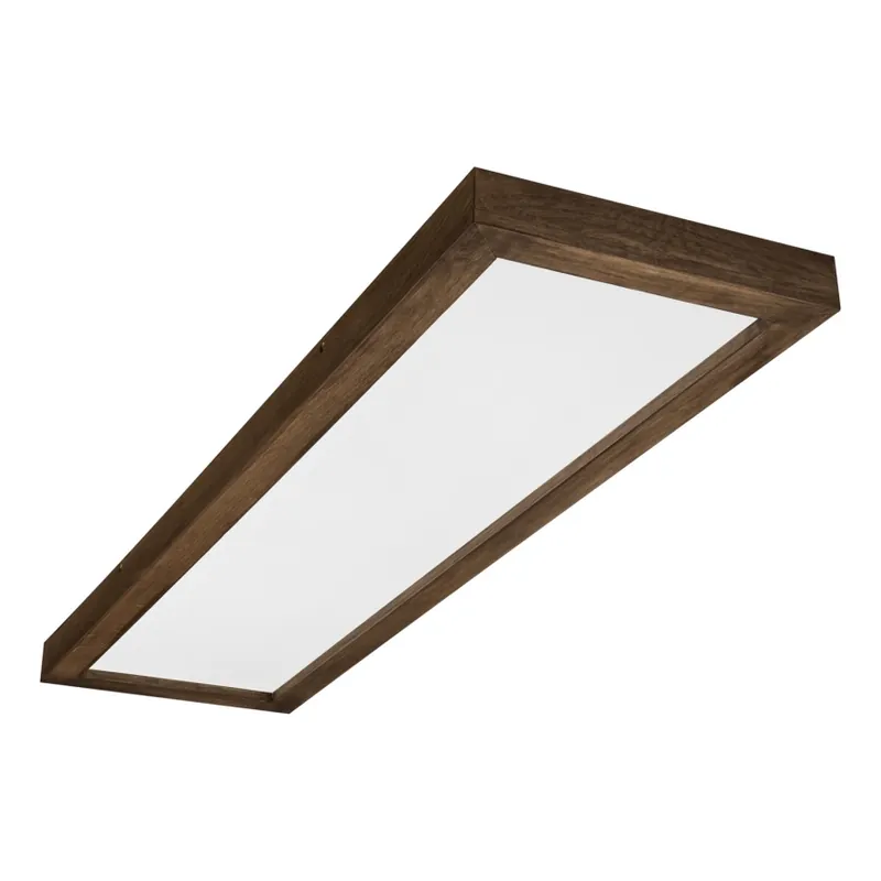 Tendencia Brilagi - Luminaria LED de techo para baño WOODY FRAME LED/50W/230V 120x30 cm IP44 en roble nogal