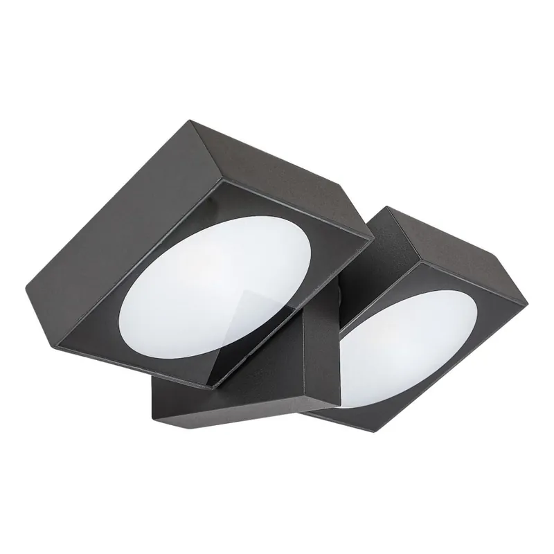 Promoción Exclusiva Rabalux - Aplique LED de exterior 2xLED/7W/230V IP54 antracita