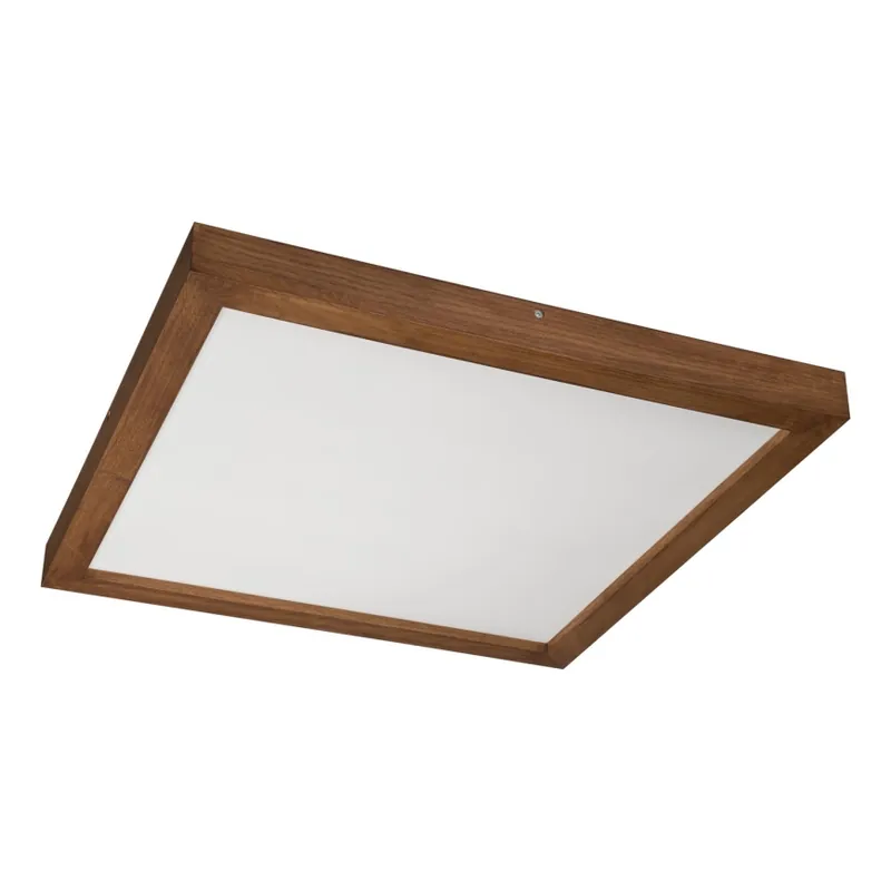 Venta Final Brilagi - Plafón LED de techo para baño WOODY FRAME LED/50W/230V 60x60 cm IP44 roble cerezo