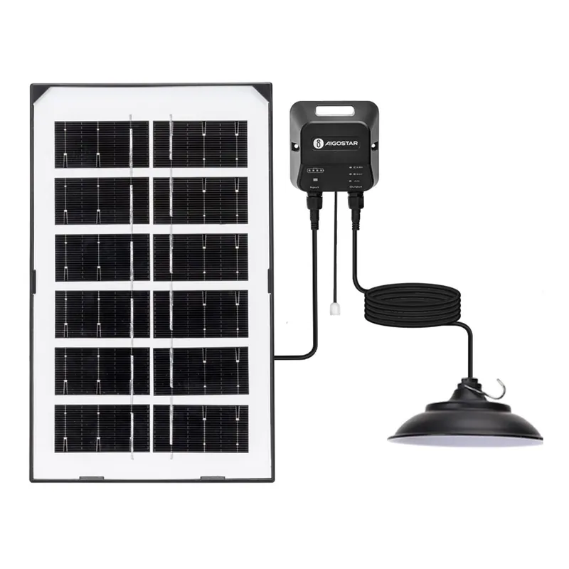 Bestseller Aigostar - Lámpara solar LED LED/35W/12V 3000 mAh 6500K diá. 15 cm + control remoto