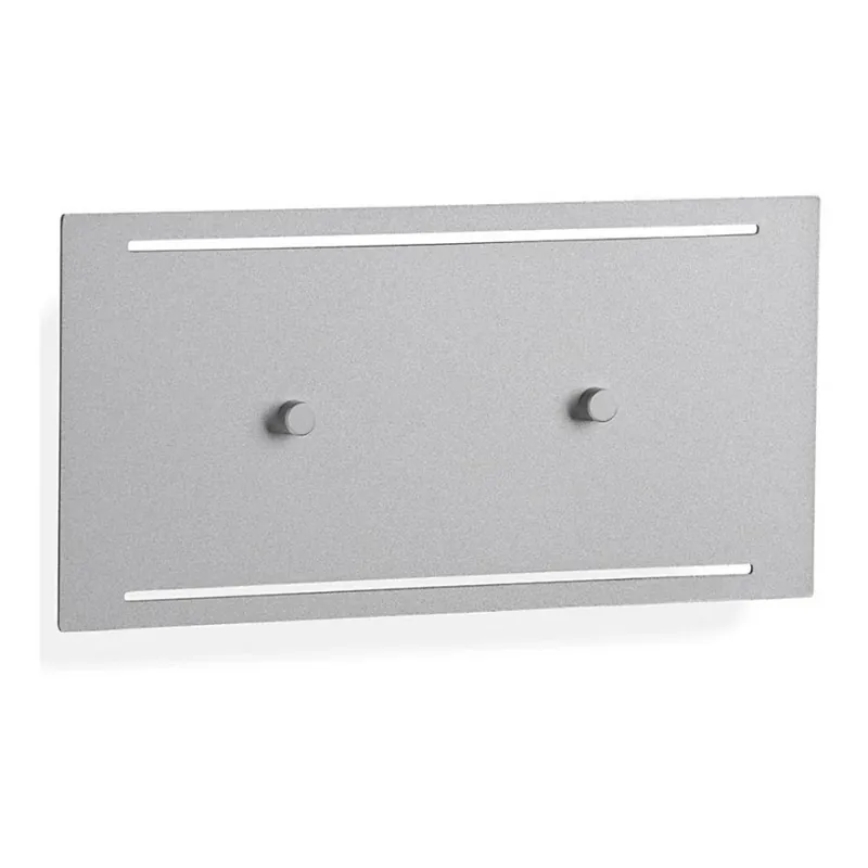 Telefunken 307804TF - Aplique LED para exterior 2xLED/3,5W/230V IP44 plata Oferta Limitada