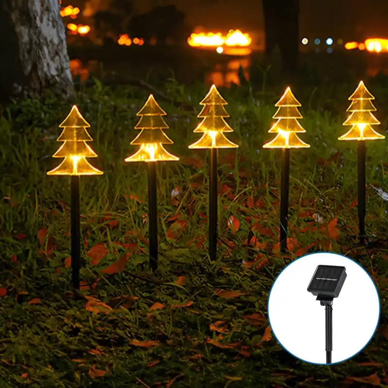 Aigostar - Luz de navidad LED solar LED/0,054W/1,2V 1m IP65 blanco cálido Profesional
