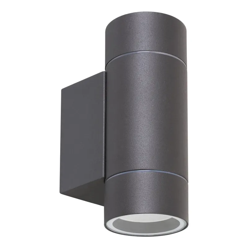 Rabalux - Aplique de exterior 2xGU10/10W/230V IP54 gris Promoción Exclusiva