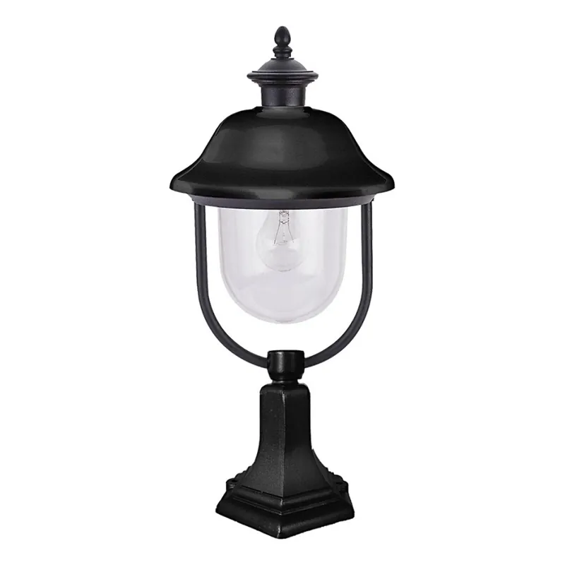 Últimas Unidades Prezent 6895 - Lámpara de exterior SANGHAI 1xE27/60W/230V IP44 negro
