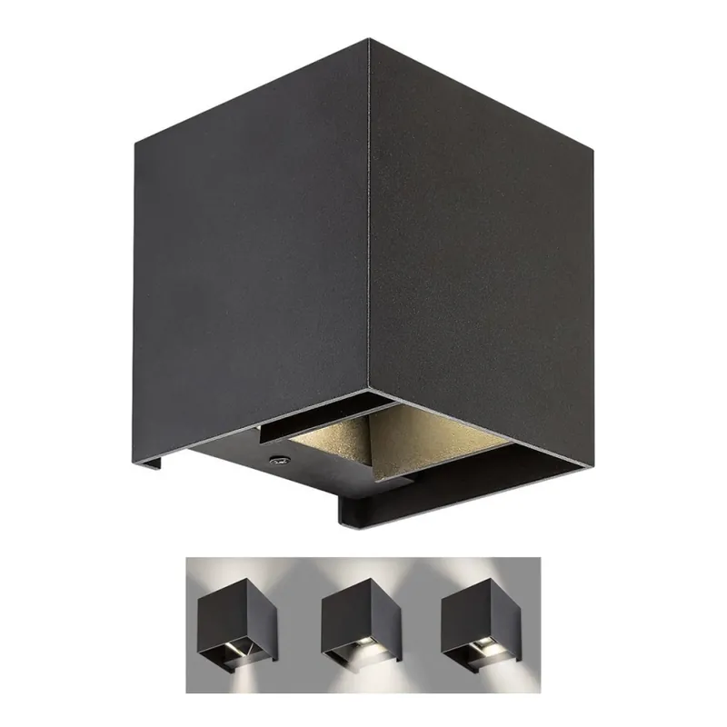 Rabalux - Aplique de exterior 1xG9/42W/230V IP54 negro Certificado