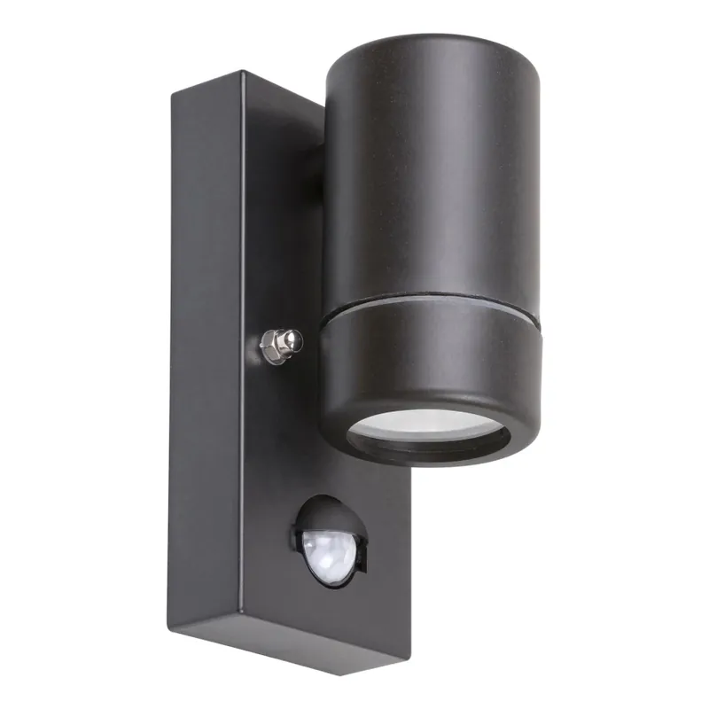 Rabalux - Aplique de exterior con sensor 1xGU10/10W/230V negro IP44 A Buen Precio