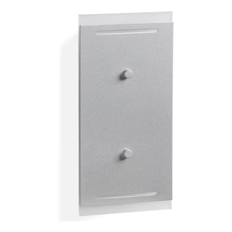 Telefunken 307704TF - Aplique LED para exterior 2xLED/3W/230V IP44 plata Tendencia