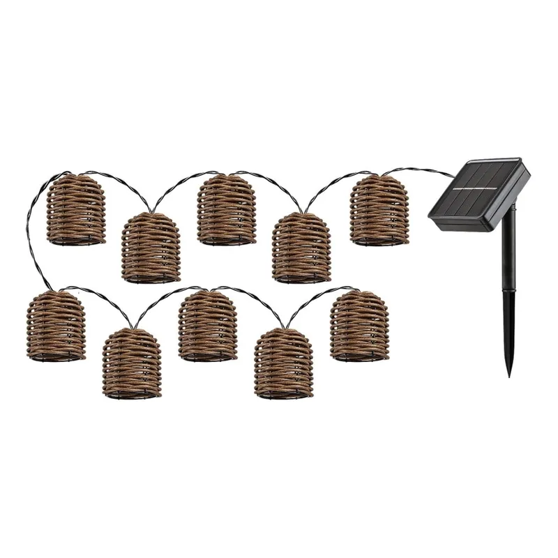 Profesional Rabalux - Cadena solar LED 10xLED/0,6W/1,2V 5 m IP44 600 mAh