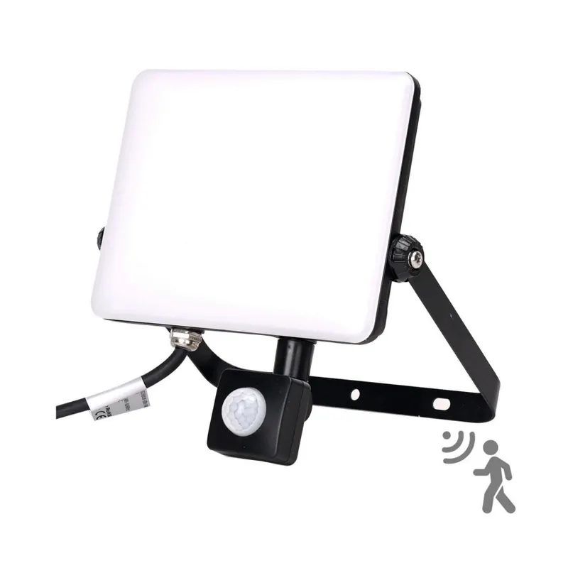 Aigostar - Proyector LED con sensor LED/50W/230V 4000K IP65 negro Precio De Fábrica