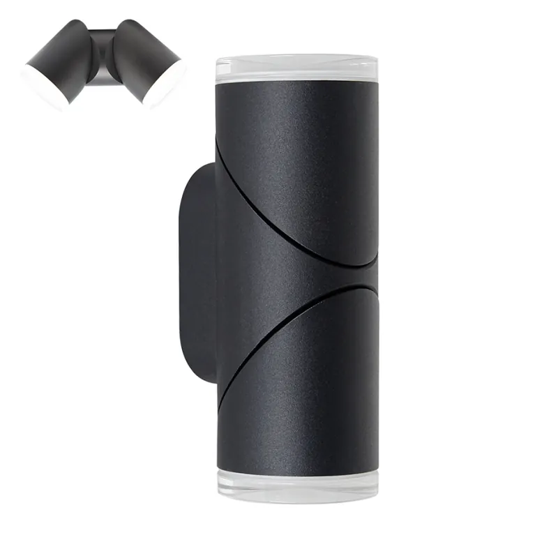Prezent 28210A - LED Foco de pared exterior AKARA 2xLED/5W/230V IP65 negro Oferta Flash