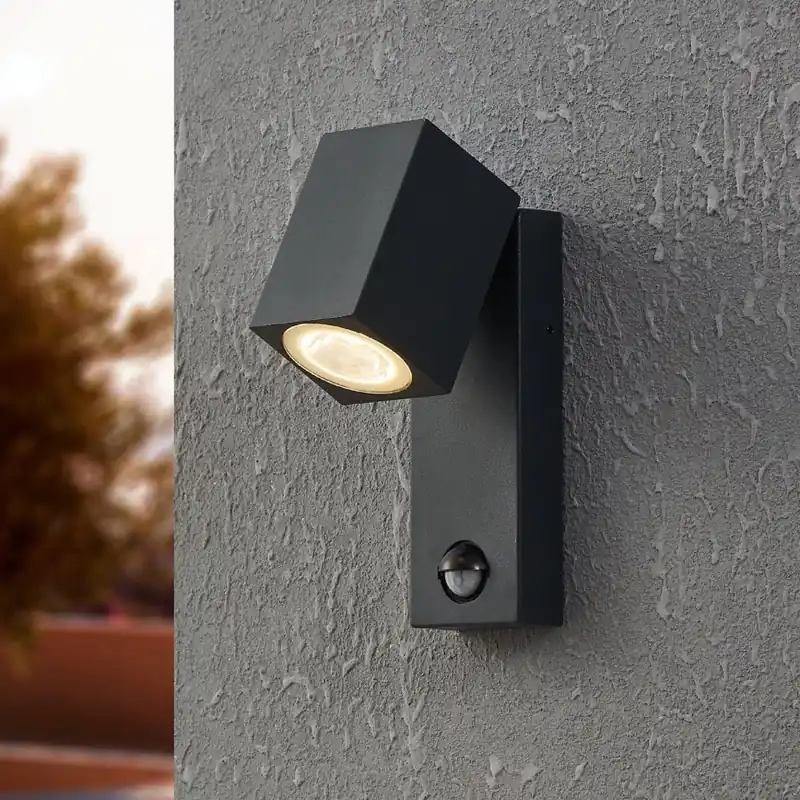 Alta Calidad Eglo - Aplique LED exterior con sensor LED/5W/230V IP44