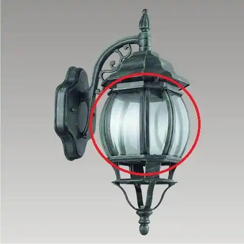 Prezent 39001 - Vidrio de recambio para luz exterior PRINZ E27 Precio Bajo