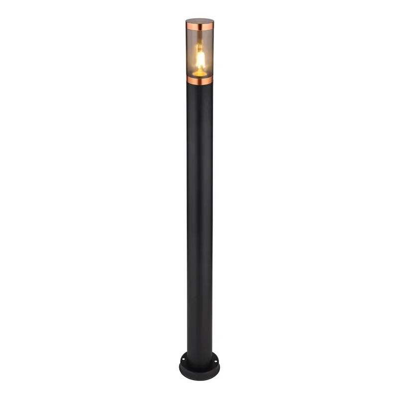 Alta Calidad Globo - Lámpara de exterior 1xE27/23W/230V IP44 110 cm negro/cobre