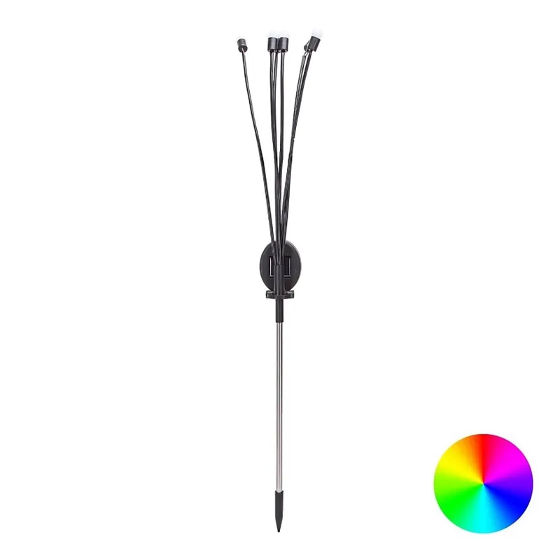 Aigostar - LED RGB Solar decorativo lámpara LED/0,04W/1,2V 68,5cm IP44 Solo Por Tiempo Limitado