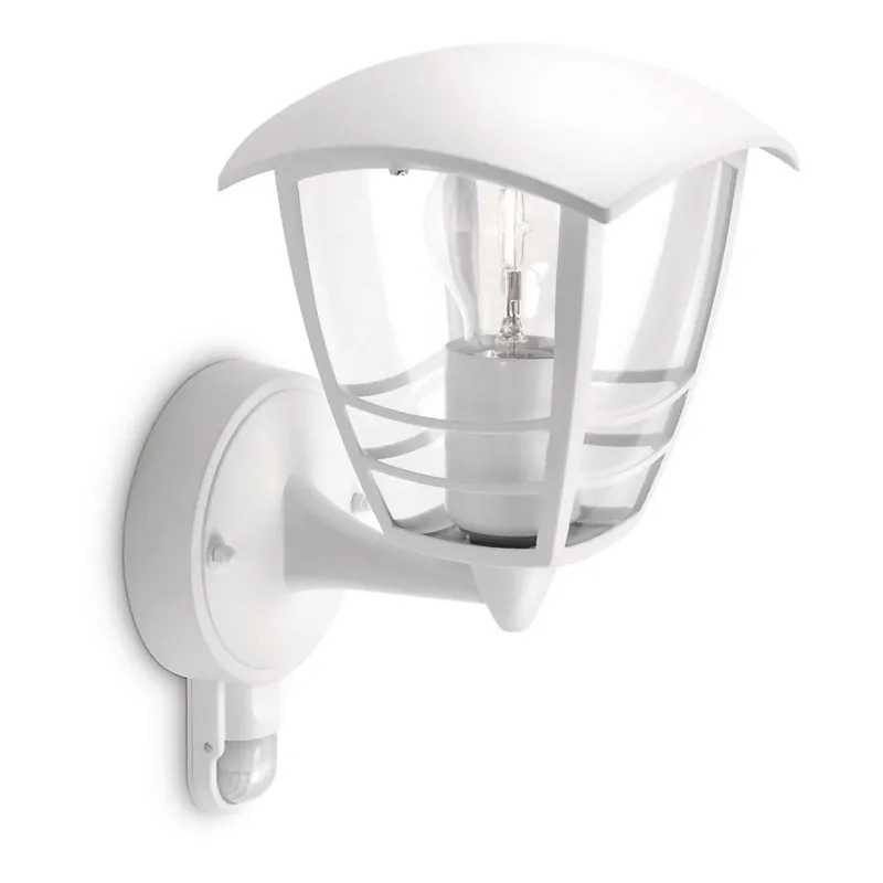 Últimas Unidades Philips - Aplique con sensor exterior 1xE27/60W