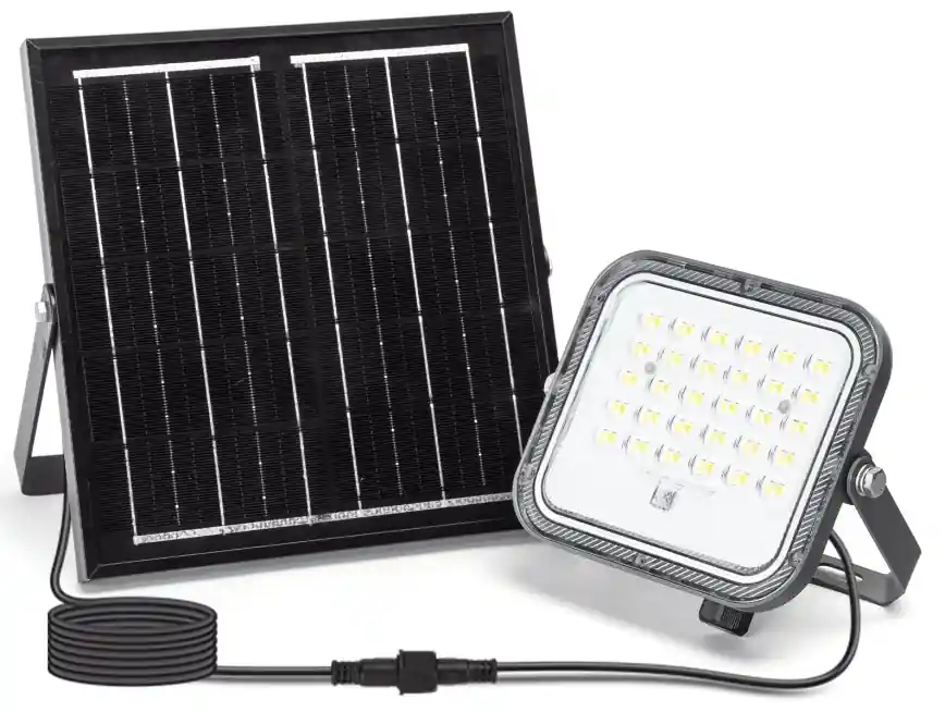 Aigostar - Proyector solar LED regulable LED/50W/3,4V 3000/4000/6500K IP66 4000 mAh + mando a distancia Precio De Oferta