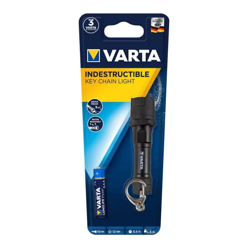 Premium Varta 16701101421 - LED Linterna INDESTRUCTIBLE KEY CHAIN LIGHT LED/1xAAA