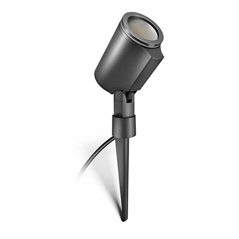 Steinel 058692 - Lámpara LED de exterior con sensor crepuscular SPOT GARDEN 1xGU10/7,86W/230V IP44 Artesanal