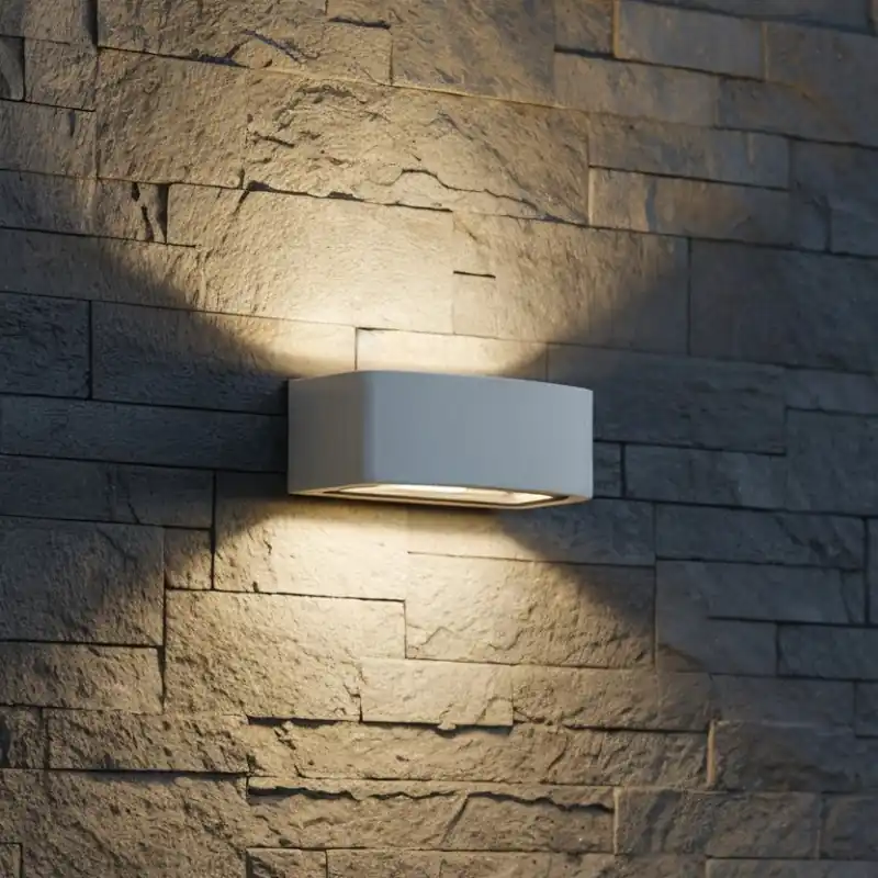 Venta Final Ideal Lux - Aplique de exterior ANDROMEDA 1xE27/60W/230V IP55 blanco
