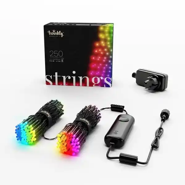 Twinkly - LED RGB Regulable exterior Cinta de Navidad STRINGS 250xLED 23,5m IP44 Wi-Fi Oferta Limitada