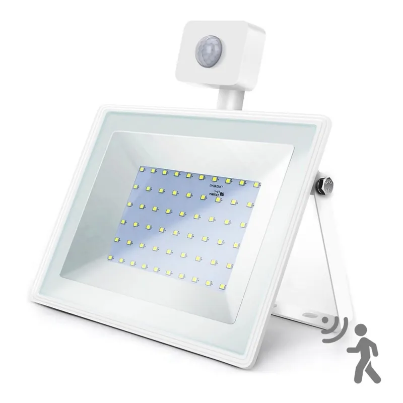 Aigostar - Reflector LED con sensor LED/50W/230V 6400K IP65 blanco Marca Reconocida