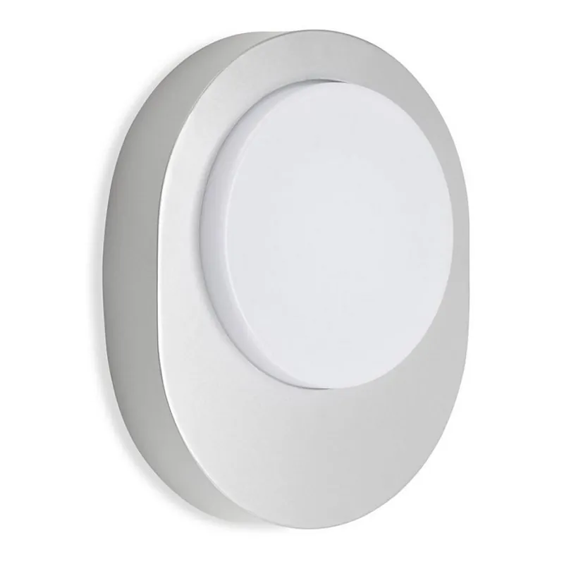 Telefunken 312004TF - Aplique LED para exterior LED/8W/230V IP44 plata Última Versión