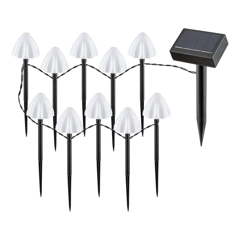 Rabalux - Lámpara solar LED 10xLED/0,2W/1,2V IP44 300 mAh Últimas Unidades