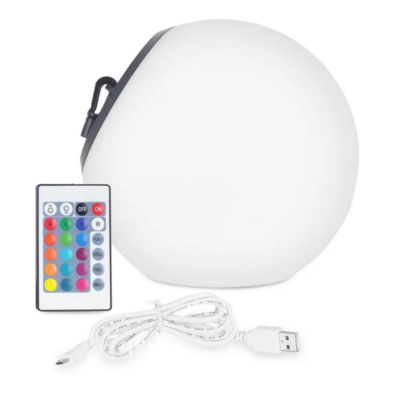 Top Light BALL RGB RC - Luz solar LED RGB regulable BALL LED/1,2W/3,7V IP44 1800 mAh + mando a distancia Profesional