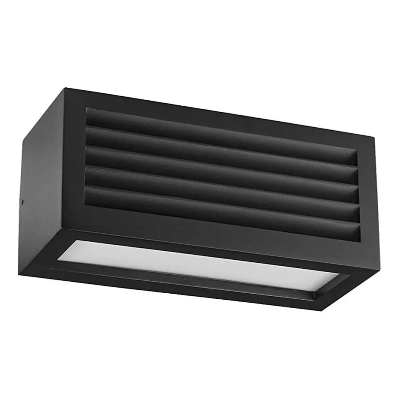 Prezent 31316 - Aplique de exterior SUEZ 1xE27/18W/230V IP44 negro Imprescindible (Must-Have)