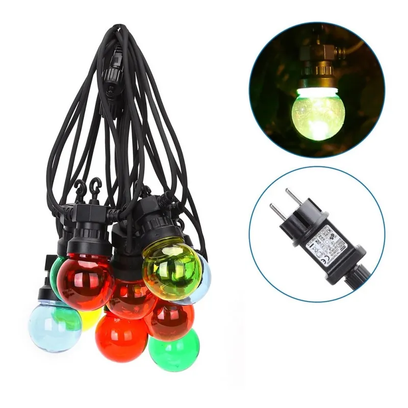 Stock Limitado Aigostar - Cadena LED decorativa para exteriores 10xLED/8m IP44 blanco cálido