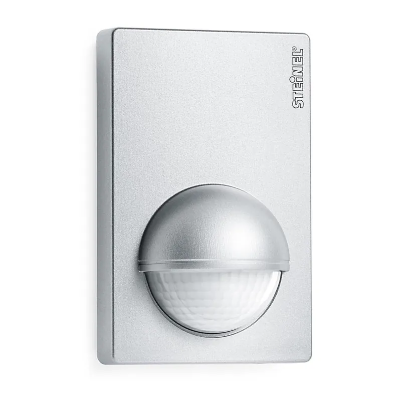 STEINEL 603618 - Sensor de movimiento exterior IS 180-2 acero inoxidable IP54 Garantía Incluida