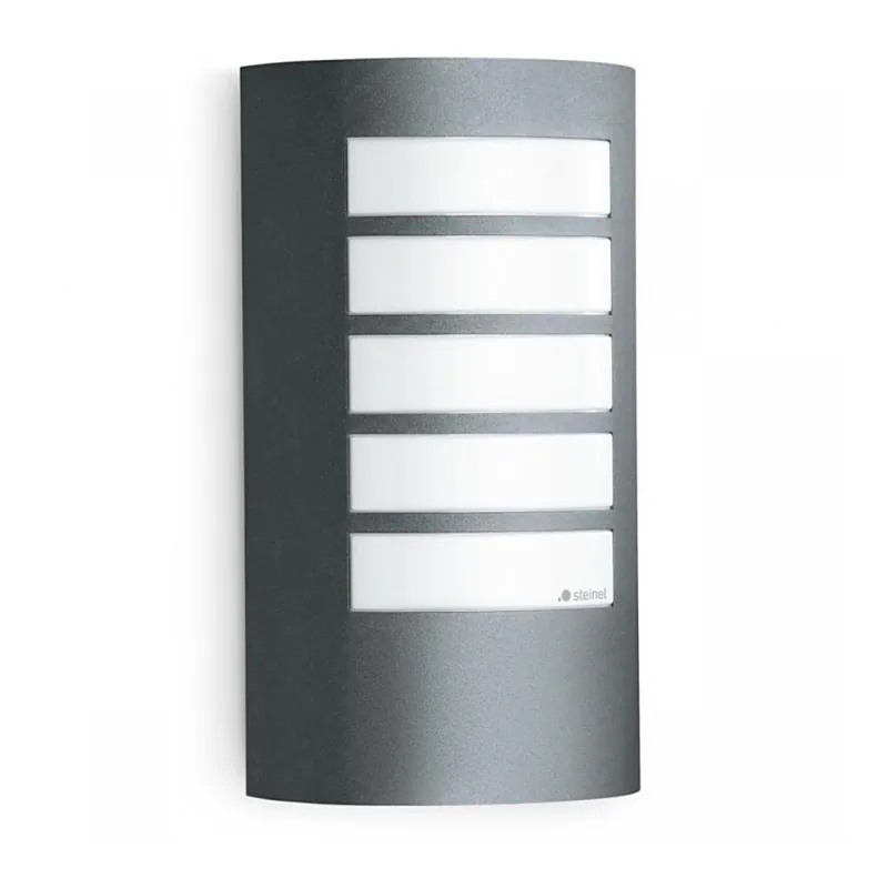 Steinel 069155 - Aplique de exterior L 12 1xE27/60W/230V IP44 antracita Nuevo Modelo